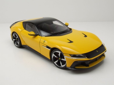 Ferrari 12 Cilindri 2024 gelb Modellauto 1:18 Polistil