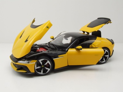 Ferrari 12 Cilindri 2024 gelb Modellauto 1:18 Polistil
