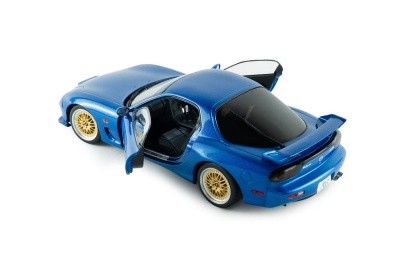 Mazda RX-7 FD3S 1999 blau metallic Modellauto 1:18 Solido