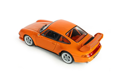 Porsche 911 (993) RS Clubsport 1995 orange Modellauto 1:43 Solido