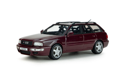 Audi RS2 Avant Kombi 1995 dunkelrot Modellauto 1:43 Solido