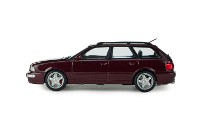 Audi RS2 Avant Kombi 1995 dunkelrot Modellauto 1:43 Solido