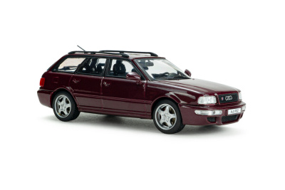 Audi RS2 Avant Kombi 1995 dunkelrot Modellauto 1:43 Solido