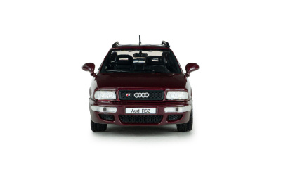 Audi RS2 Avant Kombi 1995 dunkelrot Modellauto 1:43 Solido