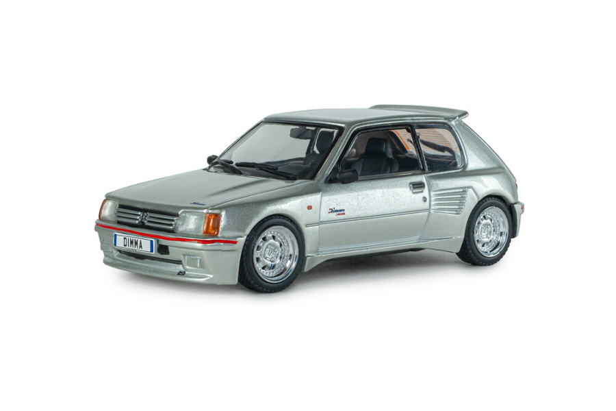 Peugeot 205 Dimma 1992 grau metallic Modellauto 1:43 Solido