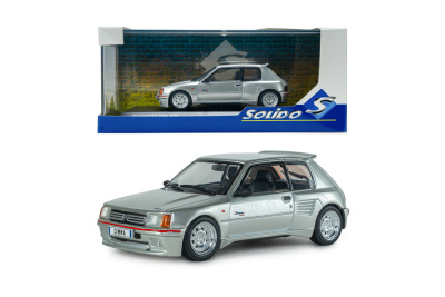 Peugeot 205 Dimma 1992 grau metallic Modellauto 1:43 Solido