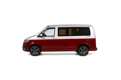 VW T6.1 Bus California Ocean 2021 rot silber Modellauto 1:18 Ottomobile