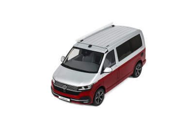 VW T6.1 Bus California Ocean 2021 rot silber Modellauto 1:18 Ottomobile
