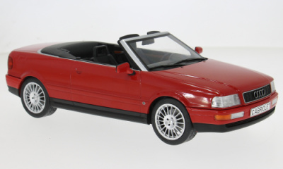Audi Cabrio 1991 rot Modellauto 1:18 MCG