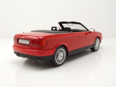 Audi Cabrio 1991 rot Modellauto 1:18 MCG