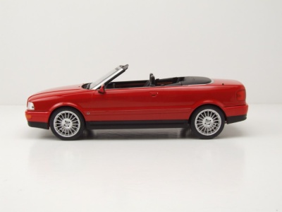 Audi Cabrio 1991 rot Modellauto 1:18 MCG