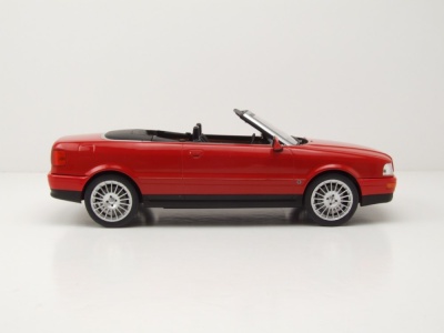 Audi Cabrio 1991 rot Modellauto 1:18 MCG