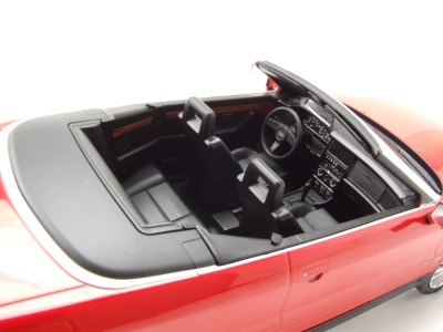 Audi Cabrio 1991 rot Modellauto 1:18 MCG