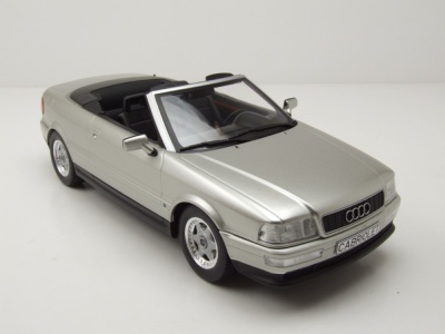 Audi Cabrio 1991 silber Modellauto 1:18 MCG