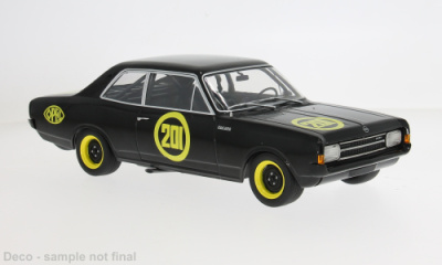 Opel Rekord C #201 Schwarze Witwe 1967 schwarz Modellauto...