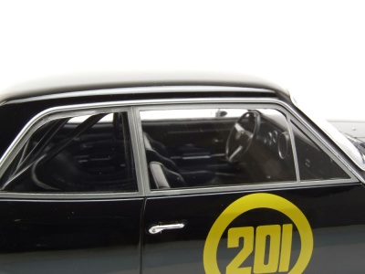 Opel Rekord C #201 Schwarze Witwe 1967 schwarz Modellauto 1:18 MCG