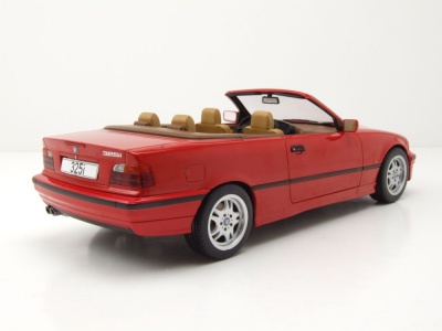 BMW 325i Cabrio E36 1996 rot Modellauto 1:18 MCG