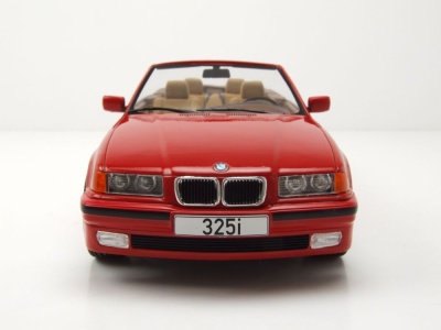 BMW 325i Cabrio E36 1996 rot Modellauto 1:18 MCG