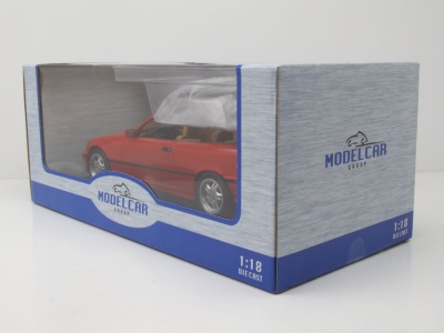 BMW 325i Cabrio E36 1996 rot Modellauto 1:18 MCG
