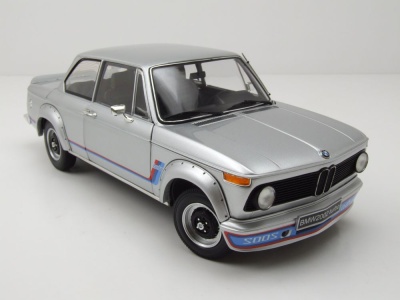 BMW 2002 Turbo 1974 silber Modellauto 1:18 Kyosho