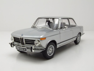 BMW 2002 Tii 1972 silber Modellauto 1:18 Kyosho