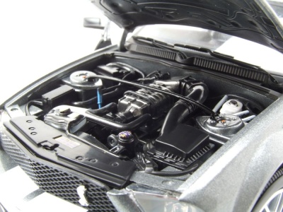 Ford Shelby GT500 2007 grau metallic weiß Modellauto 1:18 Acme