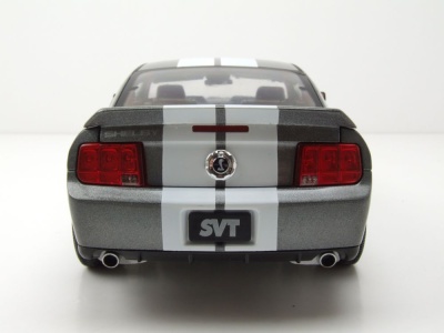 Ford Shelby GT500 2007 grau metallic weiß Modellauto 1:18 Acme
