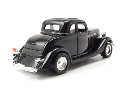Ford Coupe Hardtop 1934 schwarz Modellauto 1:24 Motormax