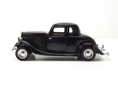 Ford Coupe Hardtop 1934 schwarz Modellauto 1:24 Motormax