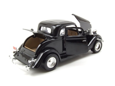 Ford Coupe Hardtop 1934 schwarz Modellauto 1:24 Motormax