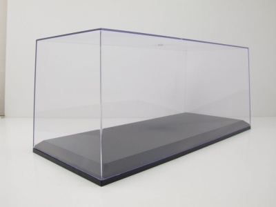 Klarsichtbox Vitrine schwarz für 1:18 Modellautos...
