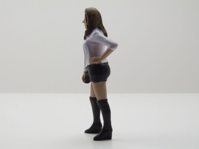 Figur Partygoers #7 Frau in Stiefeln für 1:24...