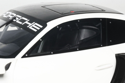 Porsche 911 (992.1) GT3 R Rennsport 2023 weiß Modellauto 1:18 GT Spirit