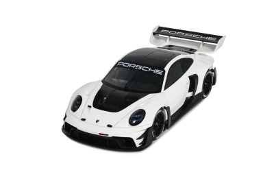 Porsche 911 (992.1) GT3 R Rennsport 2023 weiß Modellauto 1:18 GT Spirit