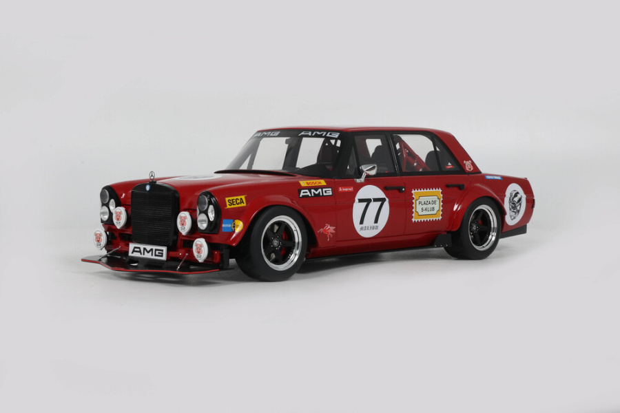 Mercedes S-Klub C63S AMG #77 Rote Sau Red Pig 2024 rot Modellauto 1:18 GT Spirit
