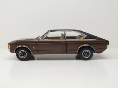 Ford Granada Coupe 1975 braun metallic Modellauto 1:18 Touring Modelcars