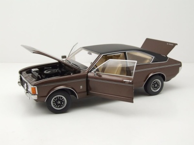 Ford Granada Coupe 1975 braun metallic Modellauto 1:18 Touring Modelcars