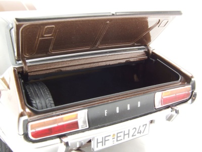 Ford Granada Coupe 1975 braun metallic Modellauto 1:18 Touring Modelcars