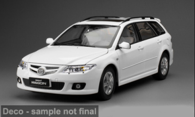 Mazda 6 Kombi weiß Modellauto 1:18 Sun Star