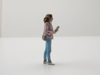 Figur Jennifer Parker Zurück in die Zukunft für 1:43 Modelle Cartrix
