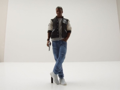 Figur Eddie Murphy Axel Foley Beverly Hills Cop für 1:18 Modelle Cartrix