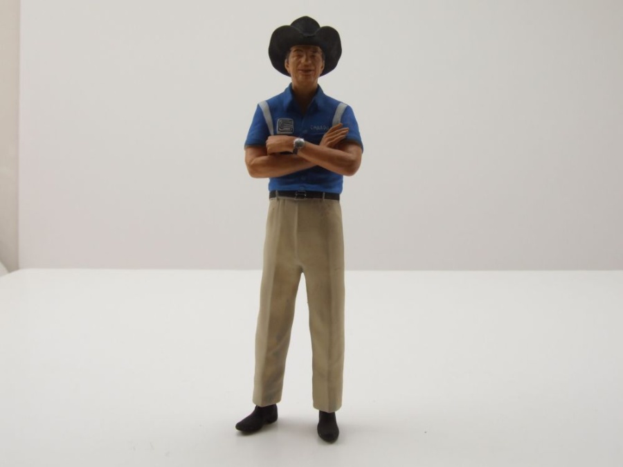 Figur Carroll Shelby für 1:18 Modelle Cartrix