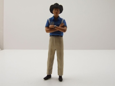 Figur Carroll Shelby für 1:18 Modelle Cartrix
