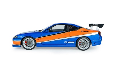 Nissan Silvia S15 Spec-S 2006 blau Fast & Furious Tokio Drift Mona Lisa Modellauto 1:18 Solido
