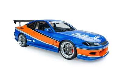 Nissan Silvia S15 Spec-S 2006 blau Fast & Furious Tokio Drift Mona Lisa Modellauto 1:18 Solido
