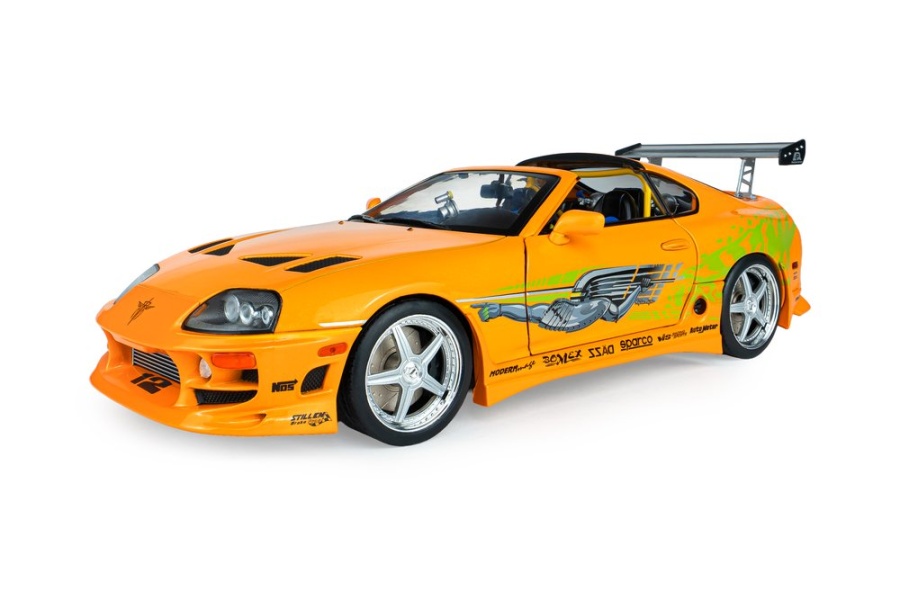 Toyota Supra A80 2001 orange Fast & Furious Brian Modellauto 1:18 Solido