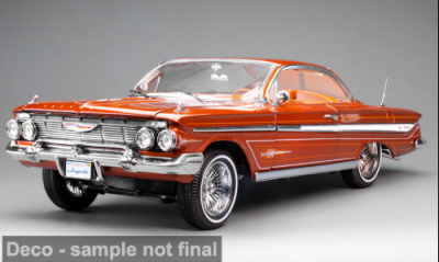 Chevrolet Impala Hardtop Lowrider 1961 orange mit...