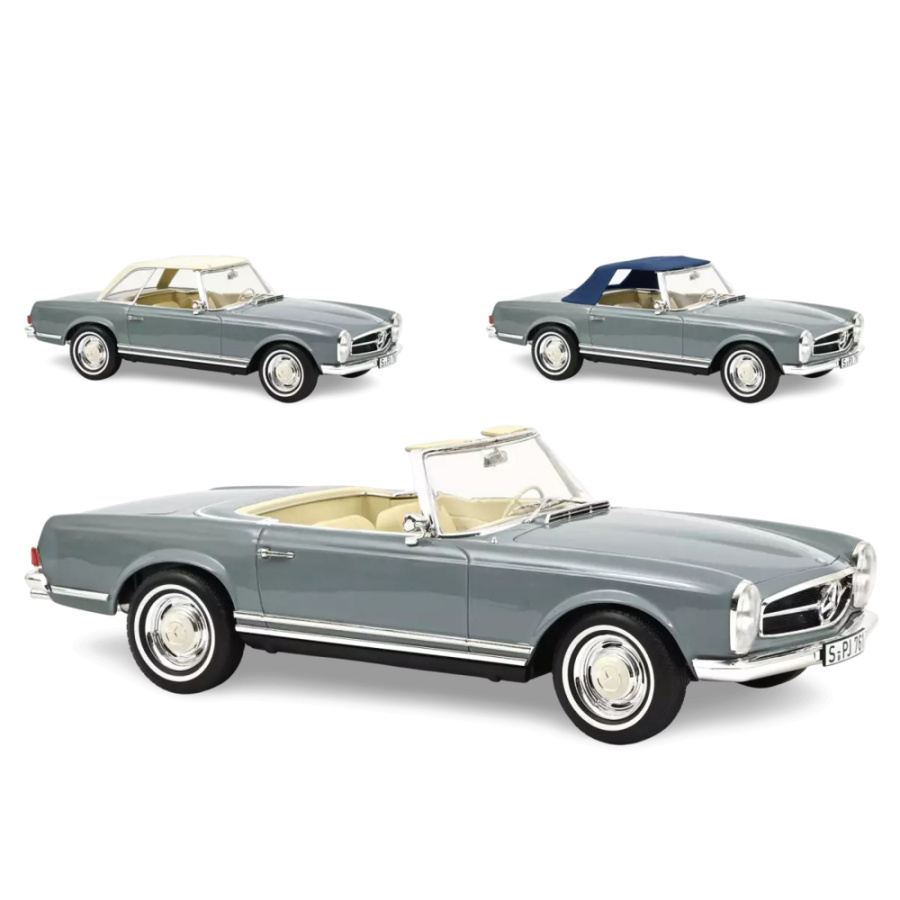 Mercedes 230 SL Pagode W113 1963 horizont blau Modellauto 1:12 Norev
