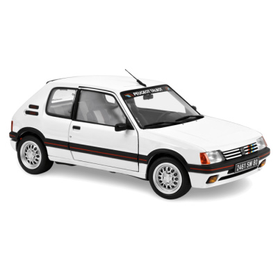 Peugeot 205 GTi 1.9 1989 weiß mit PTS Deko...