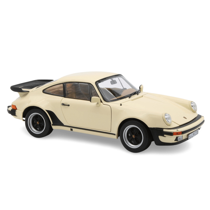 Porsche 911 Turbo 3.3 1980 chiffon weiß Modellauto 1:18 Norev